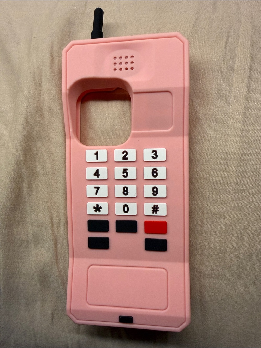 Pink Retro iPhone 16 Pro Max Phone Silicone Case - Protective Cell Accessory